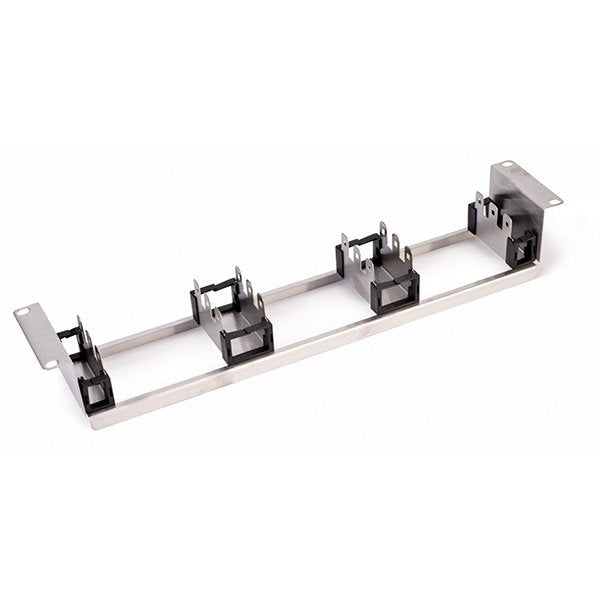 Recessed Tube Rack 2U 19-Inch Sub-Rack Recessed 9 Way | Telecom Sub-Rack – Fox DMS